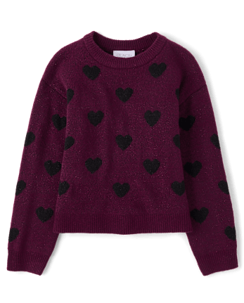 Girls Heart Sweater - CRAISIN