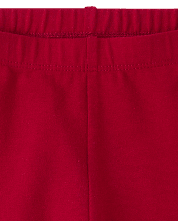 Girls Leggings - RED OCHRE