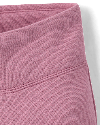 Girls Winter Warm Wide Leg Leggings - PURPLE THISTLE