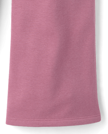 Girls Winter Warm Wide Leg Leggings - PURPLE THISTLE