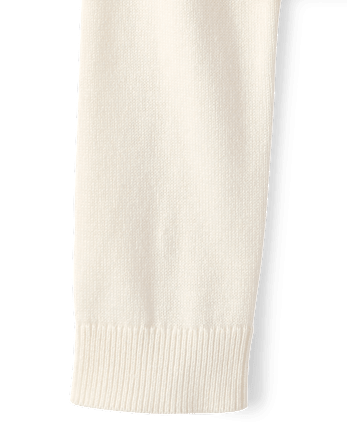 Girls Sequin Cardigan - FAIR IVORY