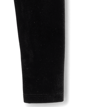 Girls Velour Shrug - BLACK