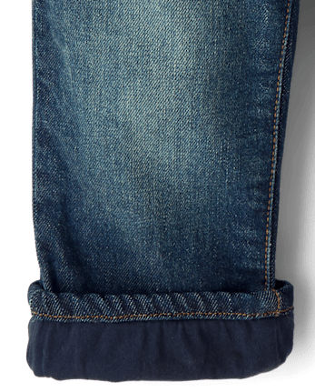 Toddler Boys Lined 90s Loose Jeans - EMMETT WASH