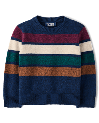 Toddler Boys Striped Sweater - TIDAL