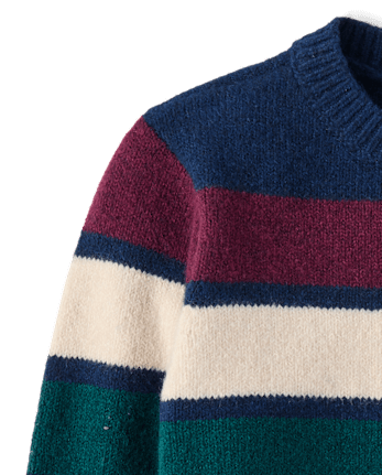 Toddler Boys Striped Sweater - TIDAL