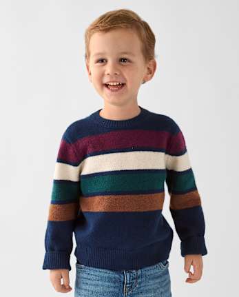 Toddler Boys Striped Sweater - TIDAL