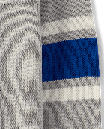 Toddler Boys Colorblock Hooded Sweater - H/T SMOKE