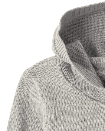 Toddler Boys Colorblock Hooded Sweater - H/T SMOKE