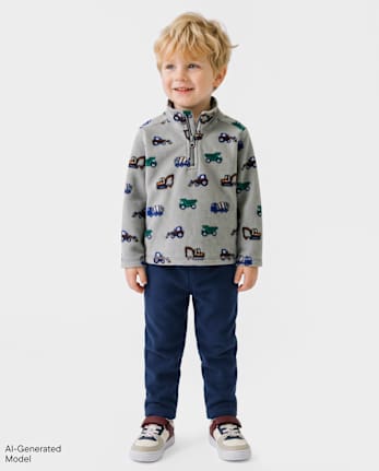 Pantalon de survêtement en microfibre polaire pour petits garçons - TIDAL