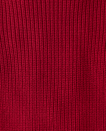 Toddler Boys Shaker Stitch Sweater - RED OCHRE
