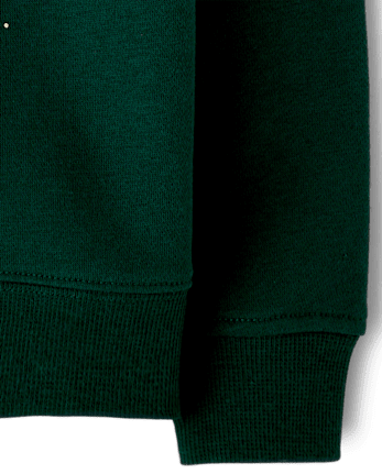 Toddler Boys Holiday Premium Fleece Sweatshirt - BALT GREEN