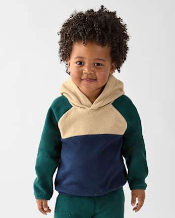 Baby And Toddler Boys Colorblock Microfleece 2-Piece Outfit Set - BALT GREEN