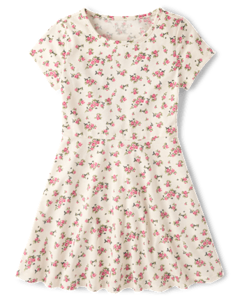 Girls Print Everyday Dress