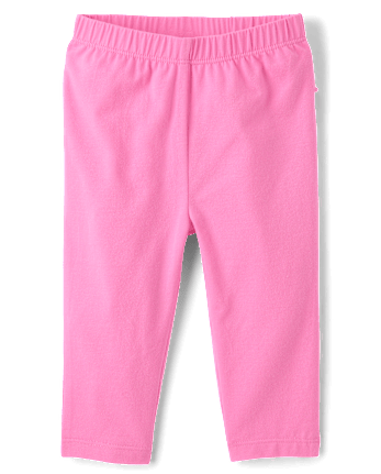 Baby Girls Winter Ruffle Leggings 2-Pack - ROSE MIST