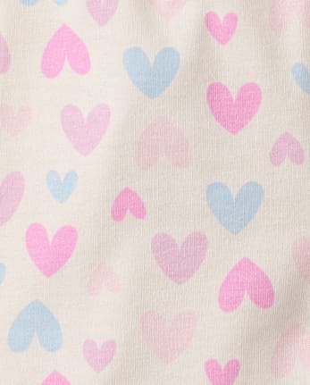 Baby Girls Heart Ruffle Leggings 2-Pack - FAIR IVORY