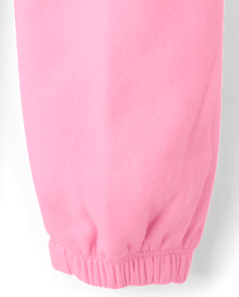 \Pantalon de survêtement en polaire premium Hello Kitty® pour filles\ - TIARA PINK