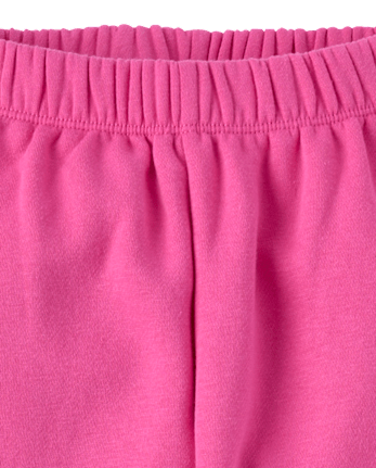 Girls Hello Kitty® Embellished Premium Fleece Barrel Sweatpants - SUGARCANDY