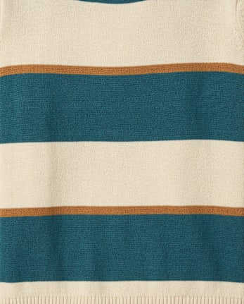 Boys Striped Sweater - HAY STACK
