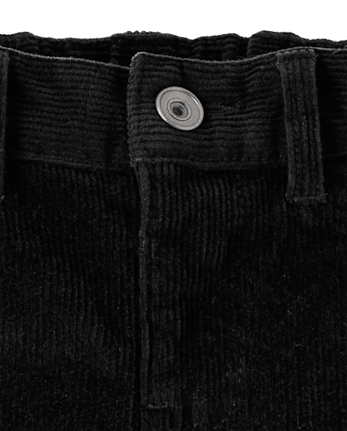 Baby And Toddler Boys Corduroy Straight Pants - BLACK