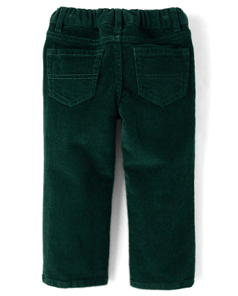 Baby And Toddler Boys Corduroy Straight Pants - BALT GREEN