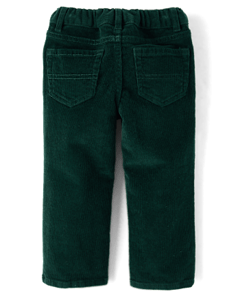 Baby And Toddler Boys Corduroy Straight Pants - BALT GREEN