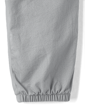 Baby And Toddler Boys Lined Pull On Jogger Pants - WEATHERED STEEL