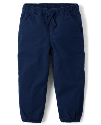 Baby And Toddler Boys Lined Pull On Jogger Pants - TIDAL