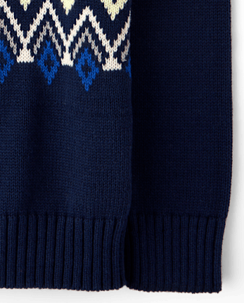 Toddler Boys Dino Fairisle Sweater - TIDAL