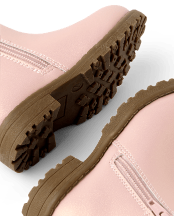 Toddler Girls Shimmer Buckle Boots - PINK