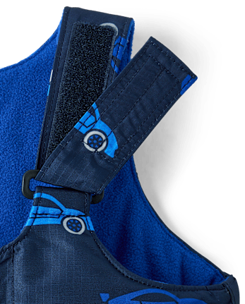 Toddler Boys Racecar Snow Bib - TIDAL