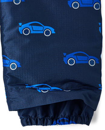 Toddler Boys Racecar Snow Bib - TIDAL