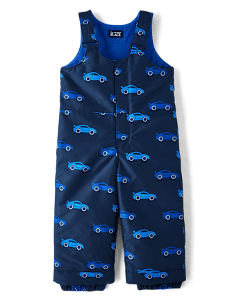 Toddler Boys Racecar Snow Bib - TIDAL