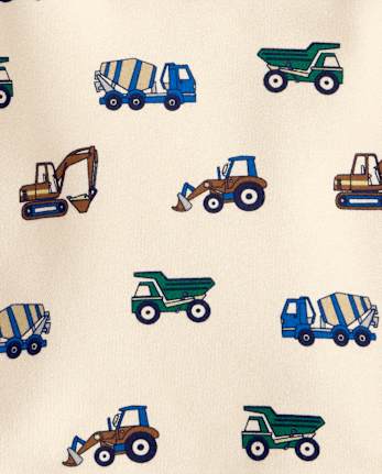 Toddler Boys Print Premium Fleece Sweatshirt - HAY STACK