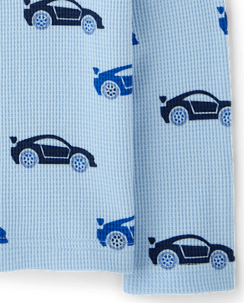 Baby And Toddler Boys Print Thermal Top