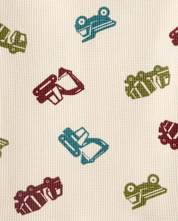 Baby And Toddler Boys Print Thermal Top