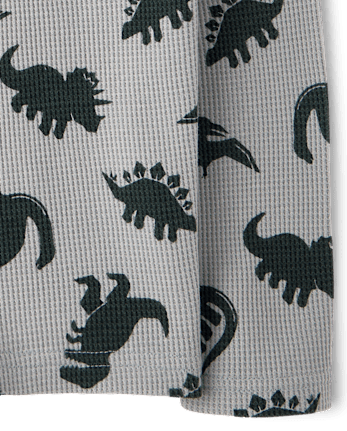Baby And Toddler Boys Print Thermal Top