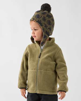 Toddler Boys Print 3 in 1 Jacket - BLACK