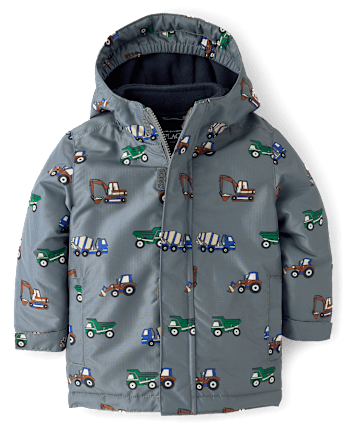 Toddler Boys Print 3 in 1 Jacket - THUNDERSTORM