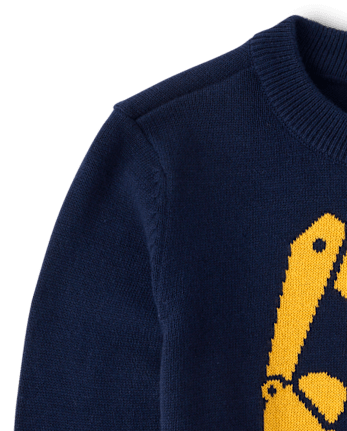 Toddler Boys Intarsia Sweater - TIDAL