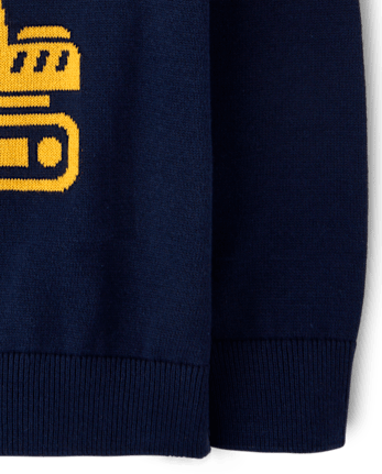 Toddler Boys Intarsia Sweater - TIDAL