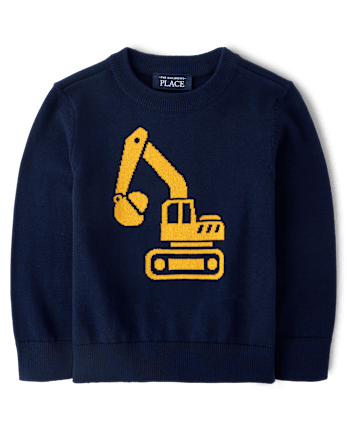 Toddler Boys Intarsia Sweater - TIDAL