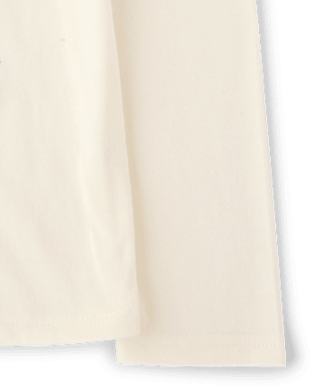 Girls Cinnamoroll™ Glitter Snowboard Graphic Tee - FAIR IVORY