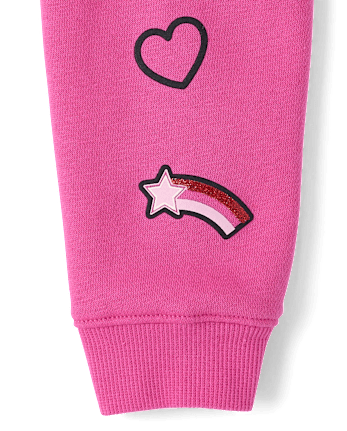 Toddler Girls Hello KittyÂ® And Friends Glitter Premium Fleece Sweatshirt - SUGARCANDY