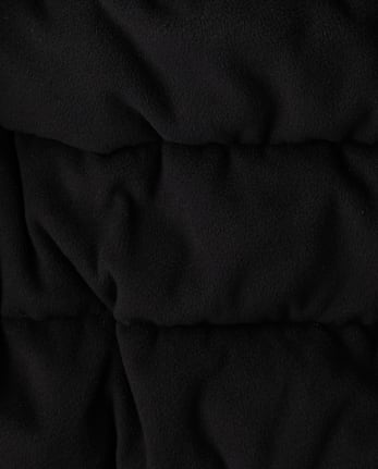 Parka à capuche doublée en microfibre polaire pour garçon - BLACK