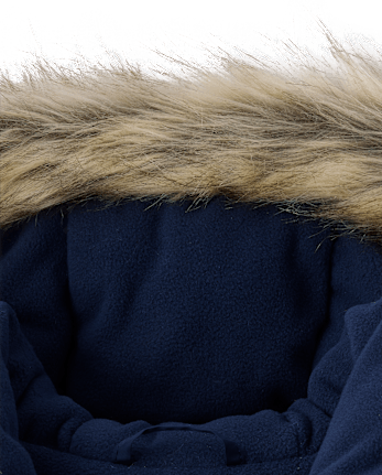 Boys Microfleece Lined Hooded Parka Jacket - TIDAL