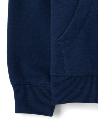 Sweat à capuche en polaire premium colorblock pour garçon - TIDAL