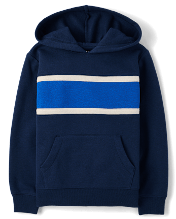 Boys Colorblock Premium Fleece Hoodie - TIDAL