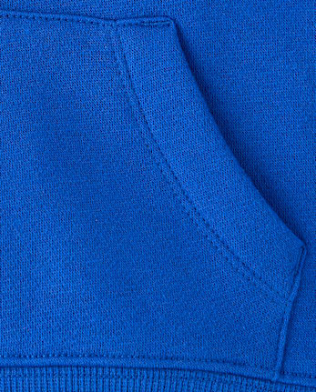 Baby And Toddler Boys Colorblock Premium Fleece 2-Piece Outfit Set - QUENCH BLUE