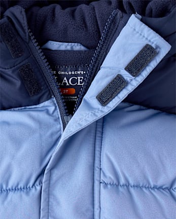 Toddler Boys Colorblock Parka Jacket - TIDAL