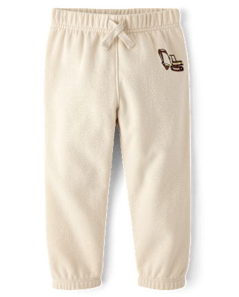 Toddler Boys Graphic Premium Fleece Jogger Pants - HAY STACK